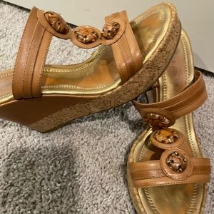 Summer gold shoes look great with jeans or shorts